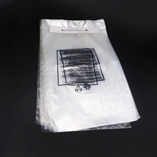 Transparent Wicketed Poly Bags for Automatic Packaging Transparent Wicketed Poly Bags for Automatic Packaging