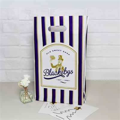 Gusseted Weqfin Plastic Hand Xiri Bag